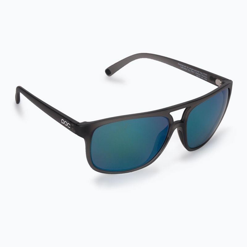 Occhiali da sole POC Will uranium nero/grigio/verde intenso a specchio