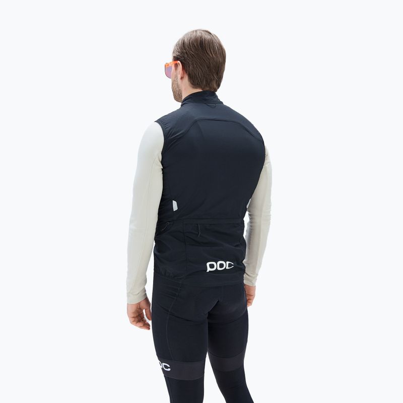 Gilet da bicicletta POC Pro Thermal nero uranio 10