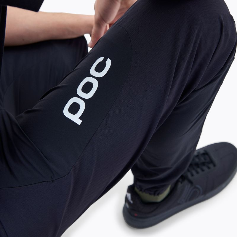 Pantaloni da ciclismo da uomo POC Rhythm Resistance nero uranio 3