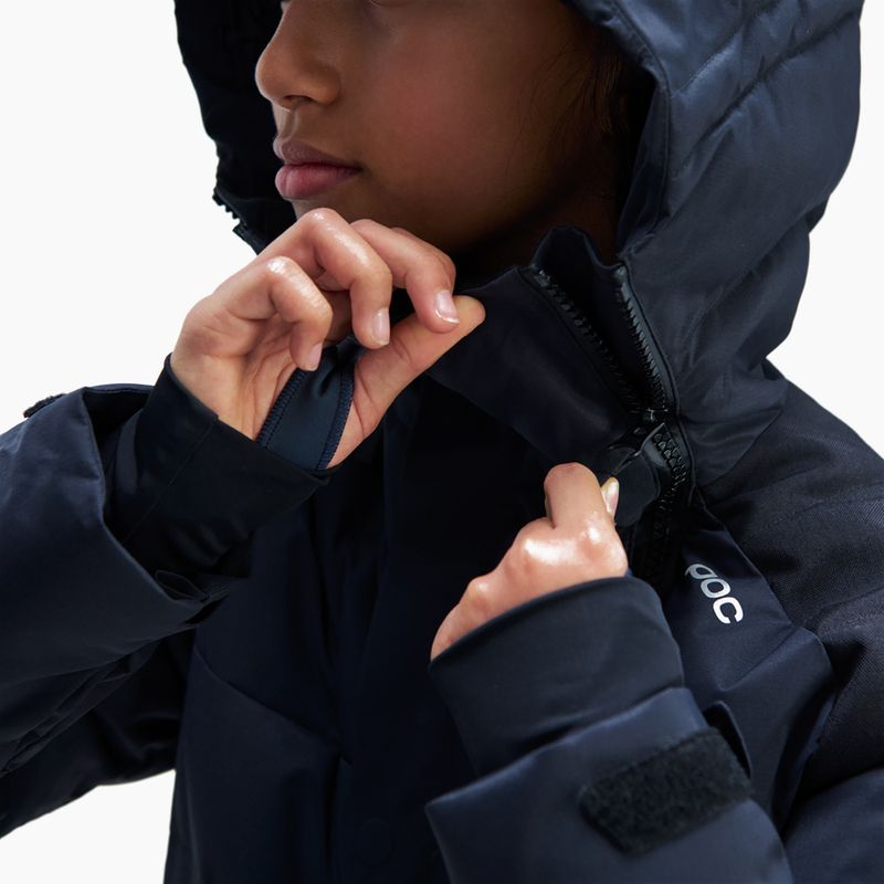 Giacca da sci per bambini POC Race Loft Parka uranium black 6
