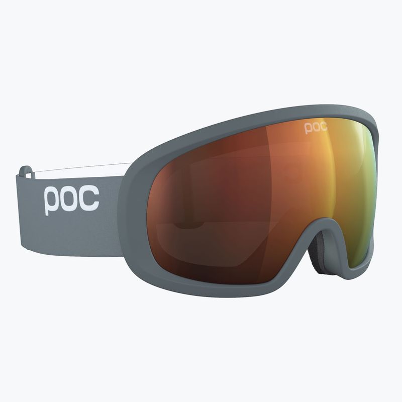 Occhiali da sci POC Fovea Mid Clarity grigio pegasi/arancione pegasi