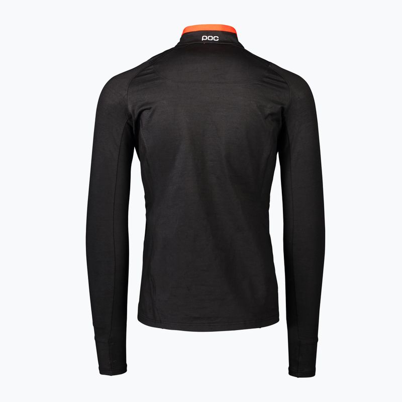 POC Base Armor Maglia a maniche lunghe da sci nero uranio 2