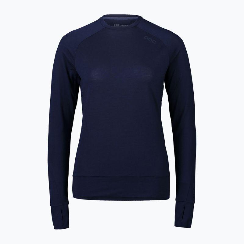 Manica lunga donna POC Light Merino turmaline navy