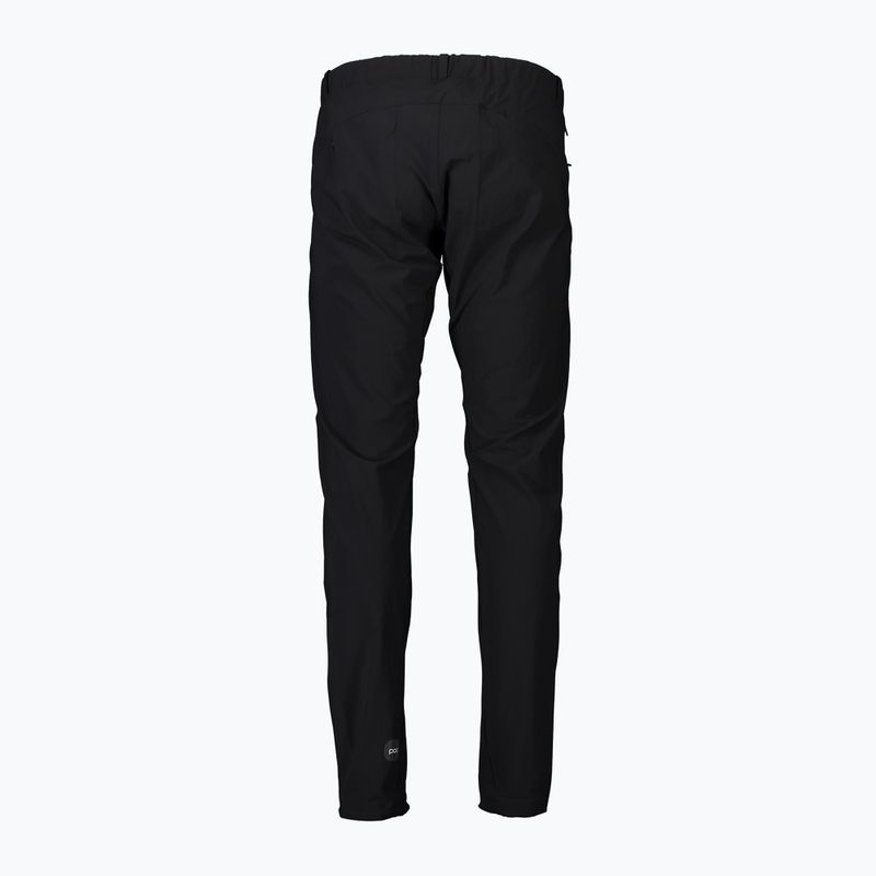 Pantaloni da ciclismo da uomo POC Transcend nero uranio 2