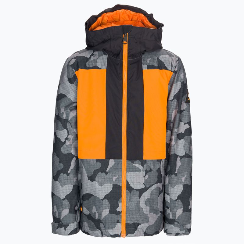 Giacca da snowboard Quiksilver Groomer da bambino nero vero