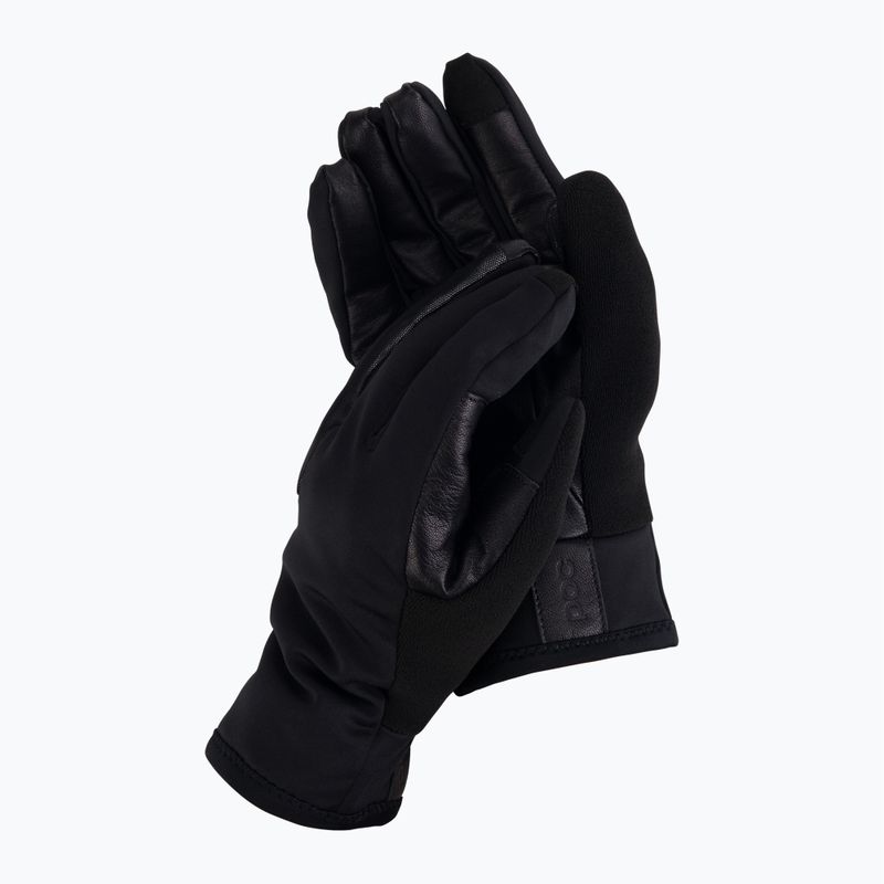 Guanti da ciclismo POC Thermal nero uranio