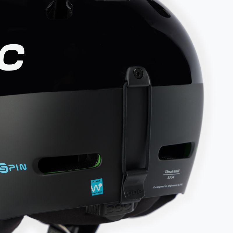 Casco da sci POC Artic SL 360 SPIN nero uranio 7