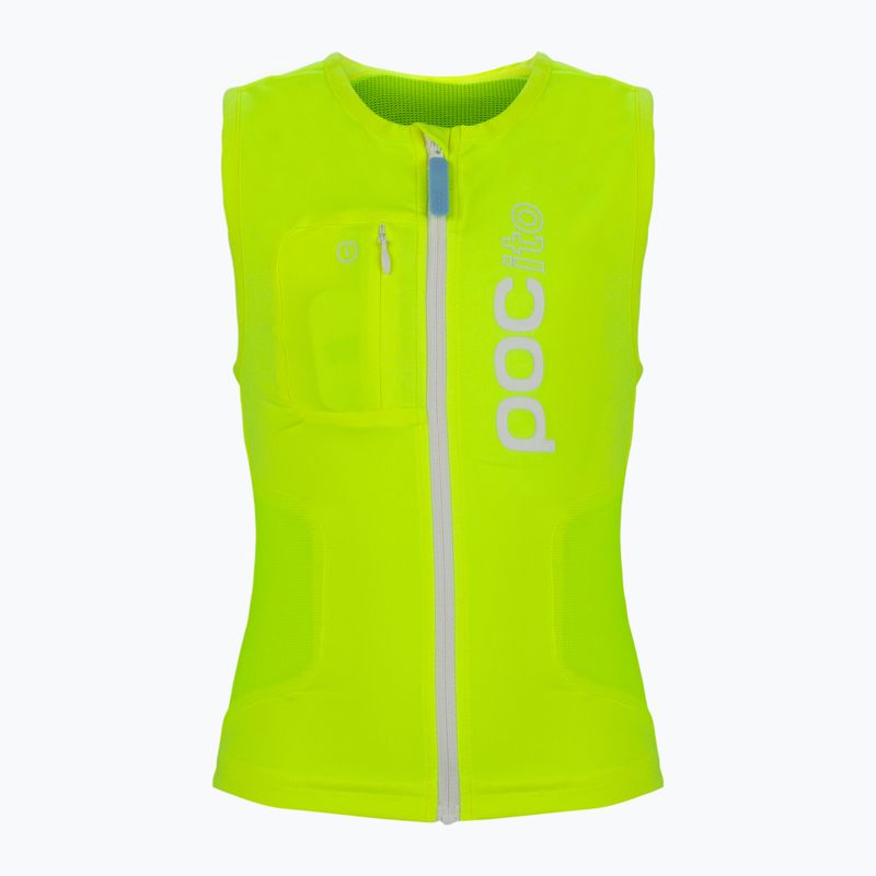 Gilet POC POCito VPD Air da bambino giallo fluorescente/verde