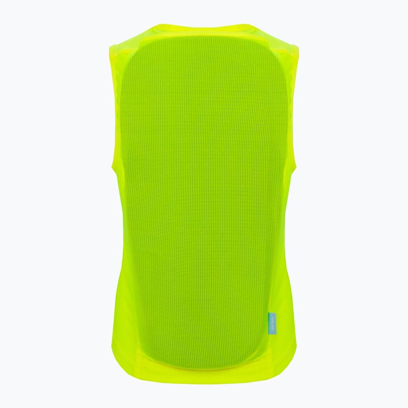 Gilet POC POCito VPD Air da bambino giallo fluorescente/verde 2