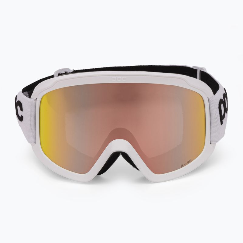 Occhiali da sci POC Opsin Clarity bianco idrogeno/arancio specchiato 2