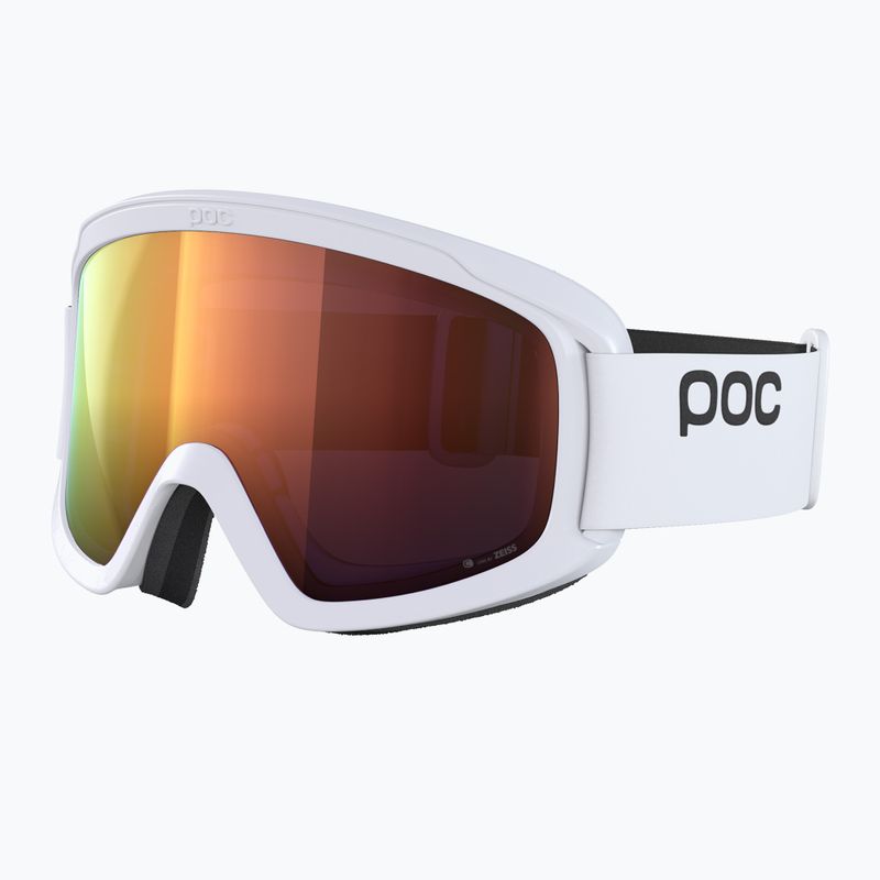 Occhiali da sci POC Opsin Clarity bianco idrogeno/arancio specchiato 6