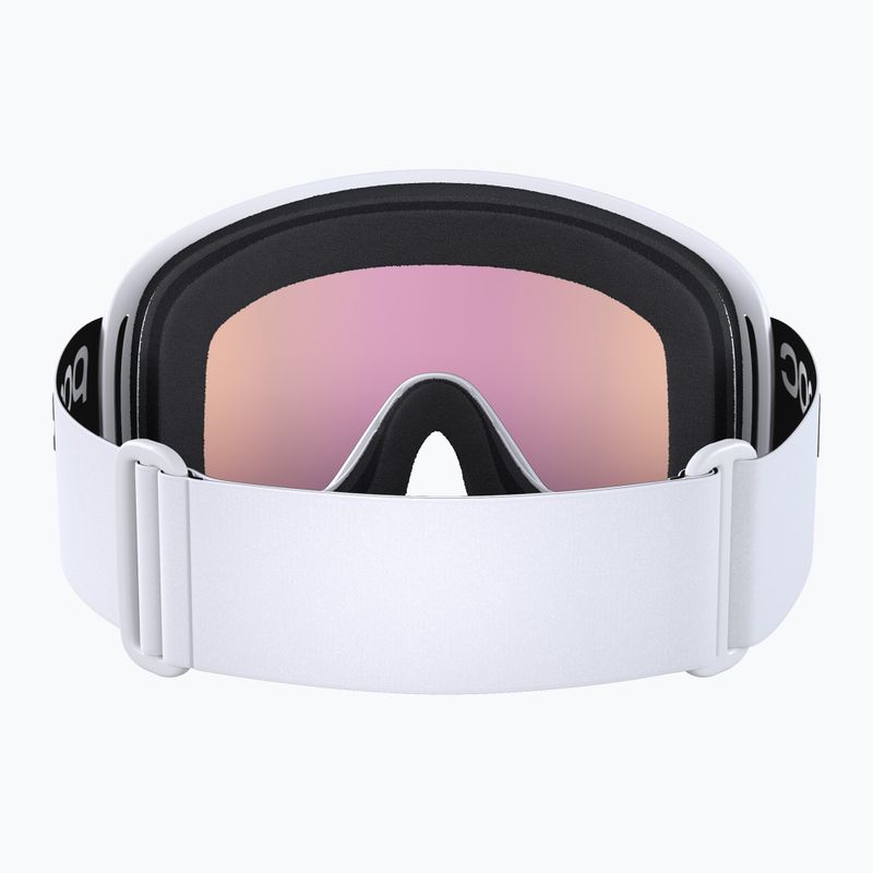 Occhiali da sci POC Opsin Clarity bianco idrogeno/arancio specchiato 9
