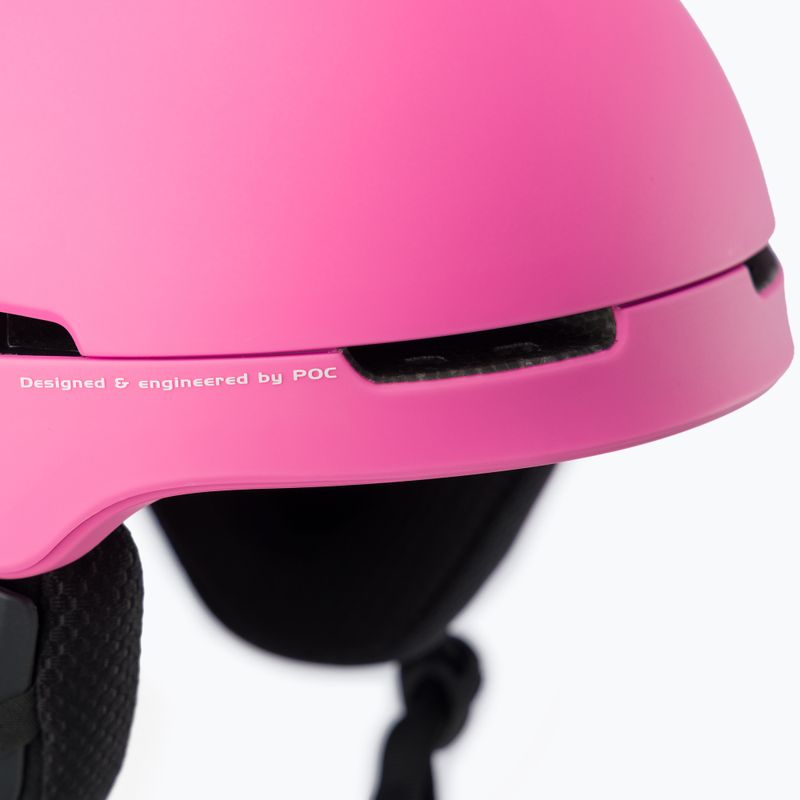 Casco da sci da donna POC Obex Spin actinium rosa 6