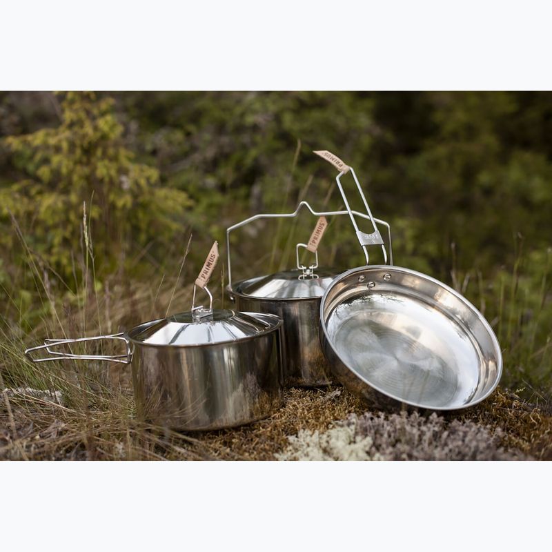 Primus CampFire Cookset 1 l + 1,8 l + padella 2