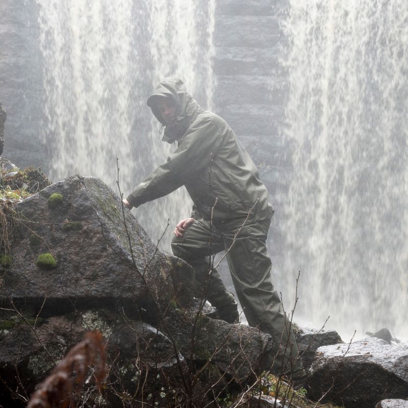 Set da pioggia Pinewood da uomo Tornado Extreme Rain verde 14