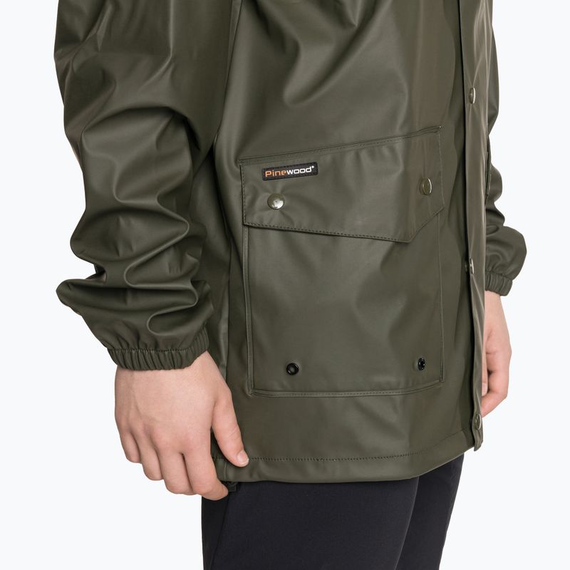 Giacca da pioggia Pinewood da uomo Verde Gremista 5