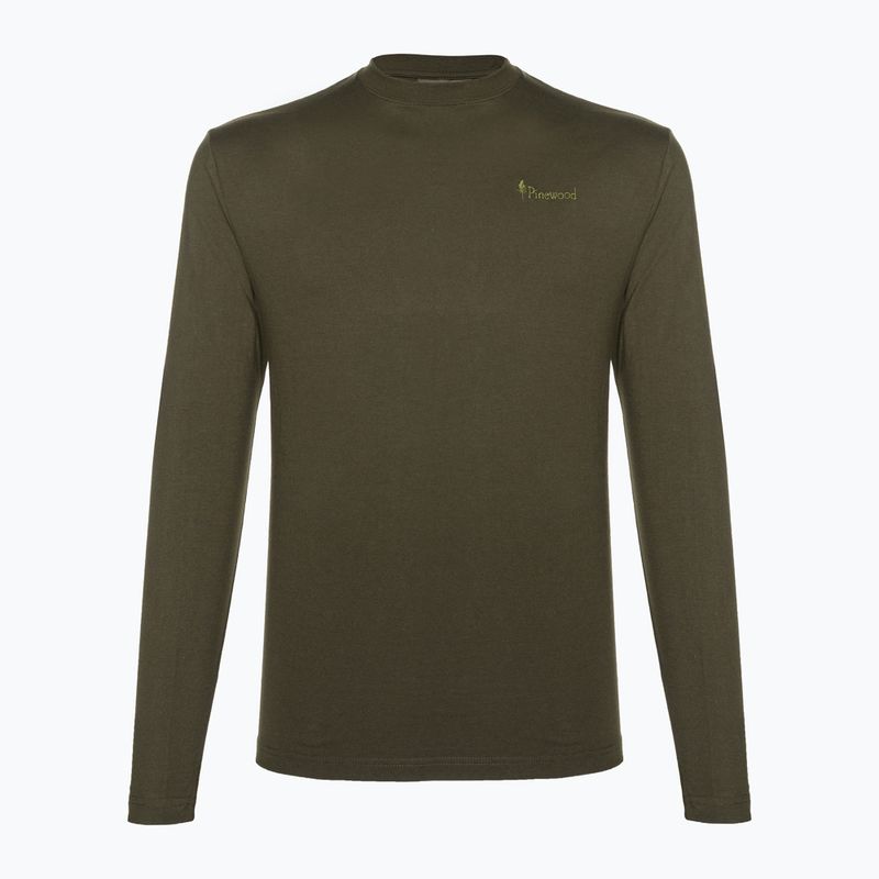 Pinewood Longsleeve 2-Pack da uomo 2 pezzi verde 2