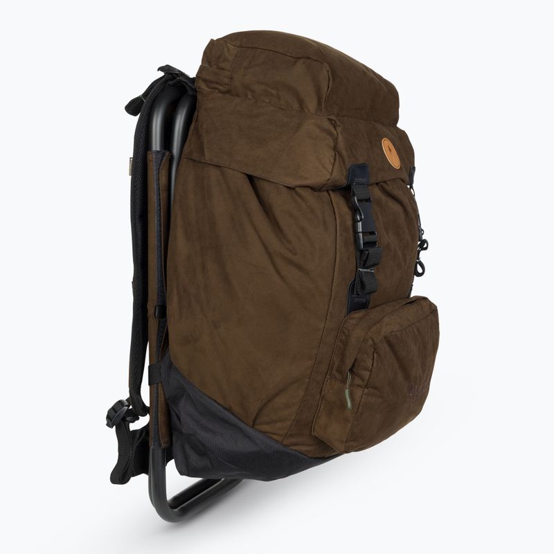 Sedia da caccia Pinewood 35 l zaino da trekking marrone scamosciato 2