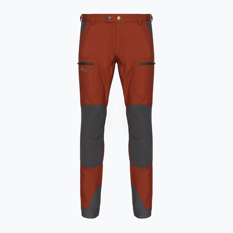 Pantaloni da trekking Pinewood Caribou TC terracotta/grigio da uomo