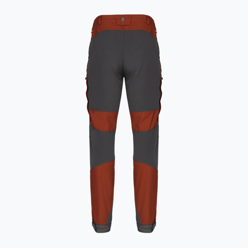 Pantaloni da trekking Pinewood Caribou TC terracotta/grigio da uomo 3