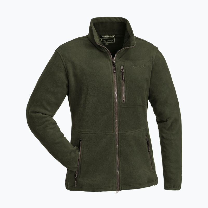 Felpa trekking donna Pinewood Finnveden Fleece verde