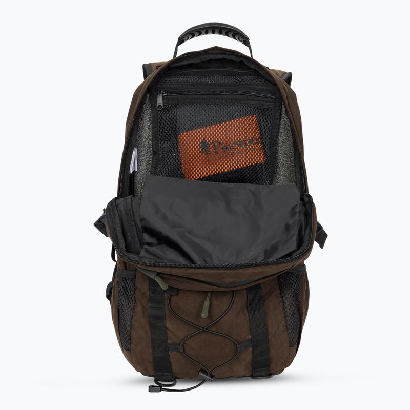 Zaino da trekking Pinewood Outdoor 22 l in pelle scamosciata marrone 4