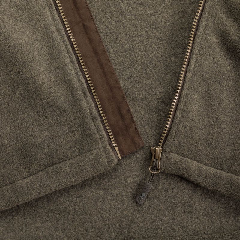 Felpa trekking da uomo Pinewood Prestwick Exclusive oliva mel/camoscio marrone 6