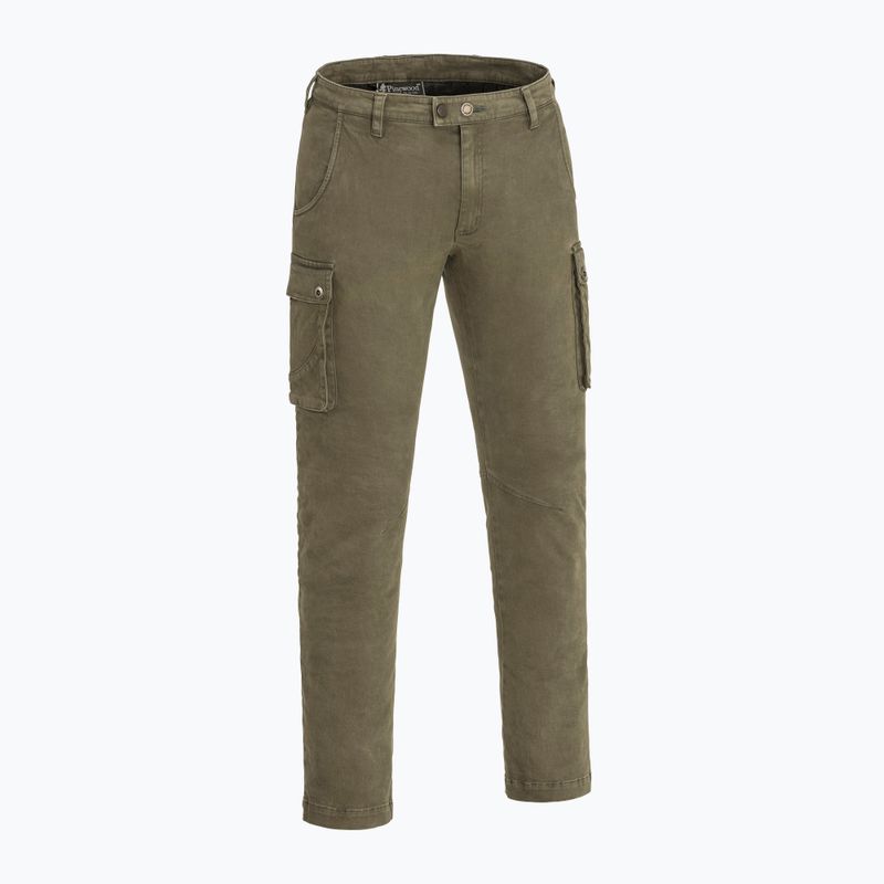 Pantaloni trekking uomo Pinewood Värnamo Serengeti h.olive