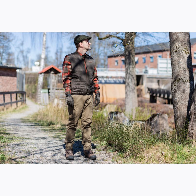 Pantaloni trekking uomo Pinewood Värnamo Serengeti h.olive 2