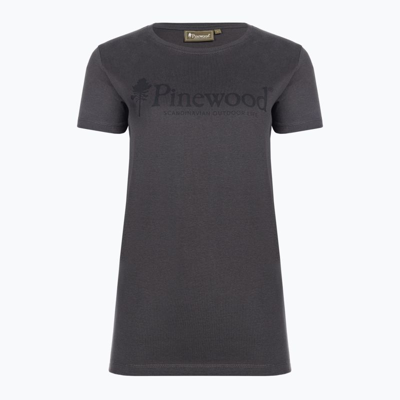 Maglietta Pinewood Outdoor Life donna antracite scuro