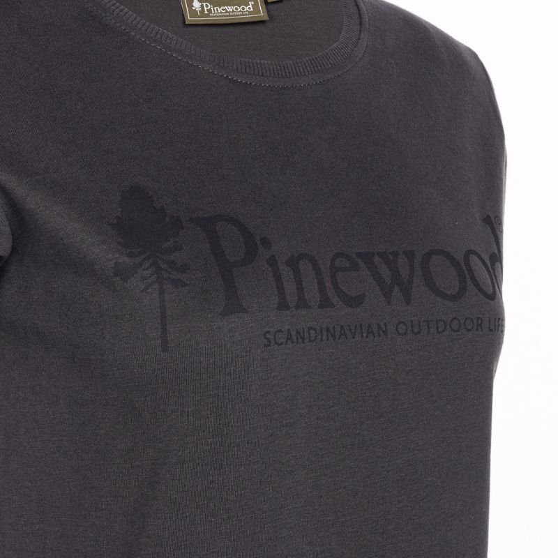 Maglietta Pinewood Outdoor Life donna antracite scuro 3