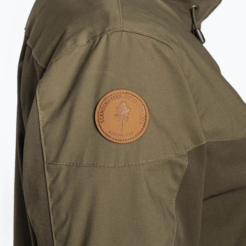 Pinewood Finnveden Hybrid Extreme giacca da pioggia da donna d.olive/h.olive 6