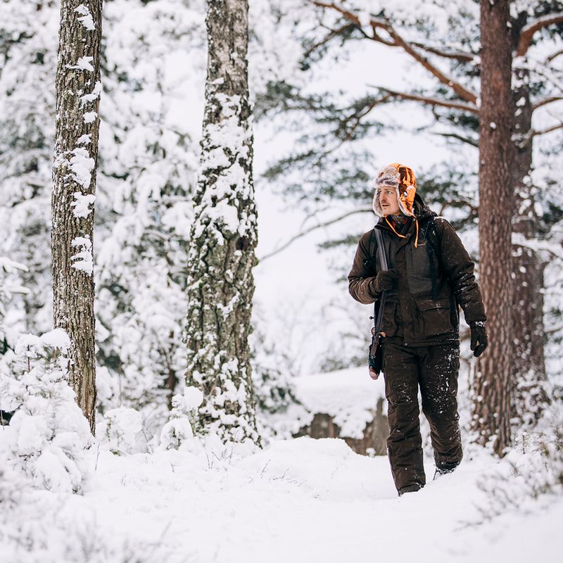 Giacca imbottita da uomo Pinewood Abisko Småland 2.0 suede brown 7