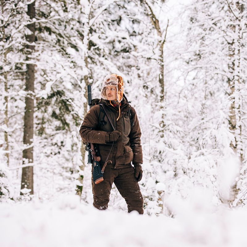 Giacca imbottita da uomo Pinewood Abisko Småland 2.0 suede brown 8