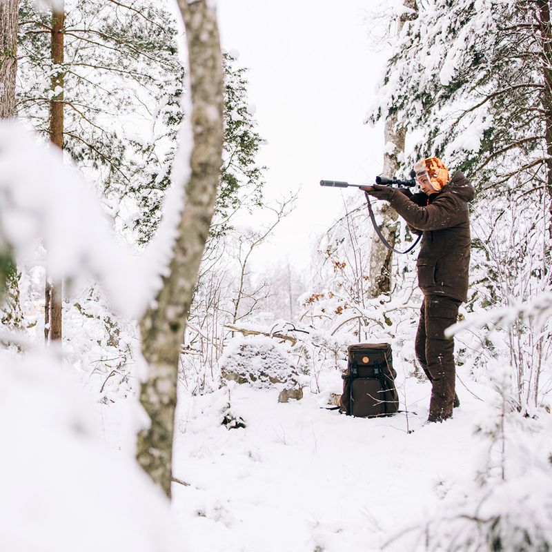 Giacca imbottita da uomo Pinewood Abisko Småland 2.0 suede brown 9