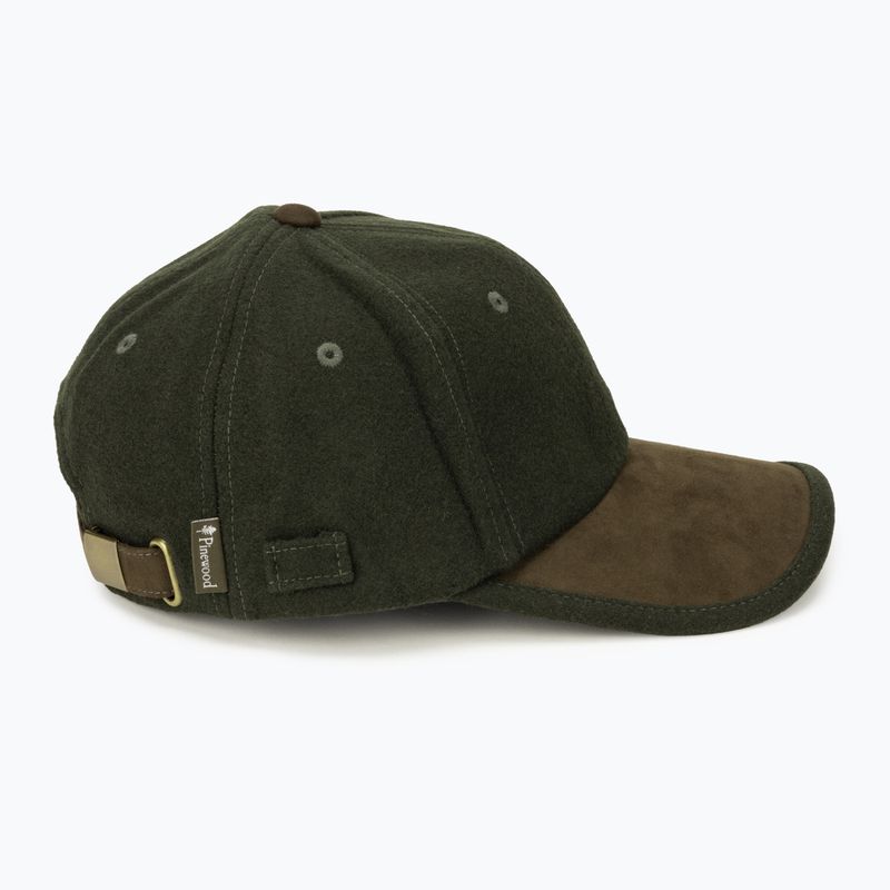 Berretto da baseball Pinewood Edmonton Exclusive verde muschio/marrone scamosciato 2
