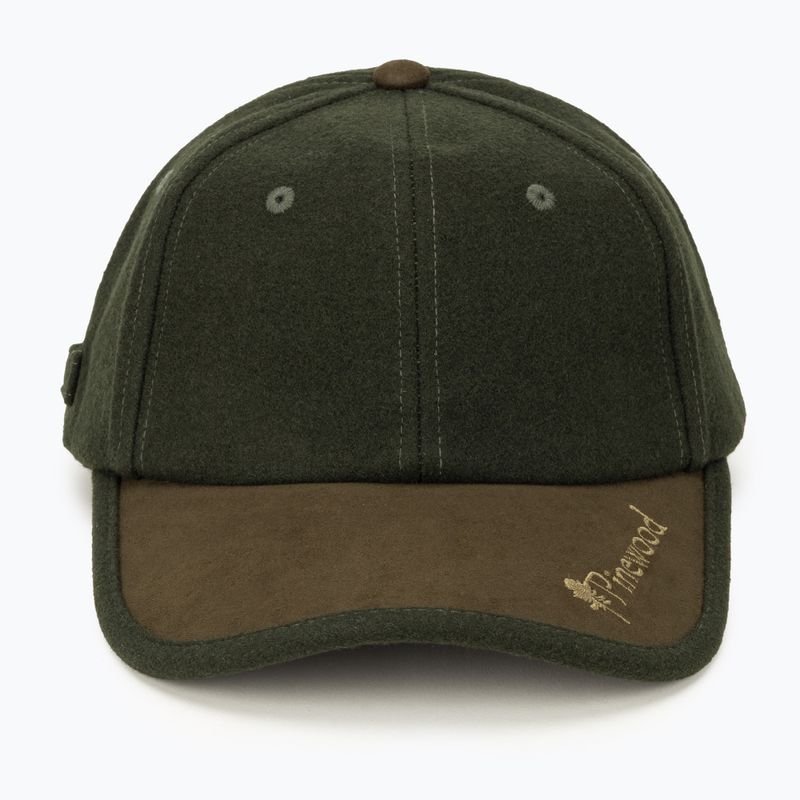 Berretto da baseball Pinewood Edmonton Exclusive verde muschio/marrone scamosciato 4