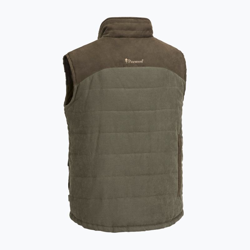 Pinewood uomo senza maniche Abisko/Småland in pelle scamosciata marrone 2