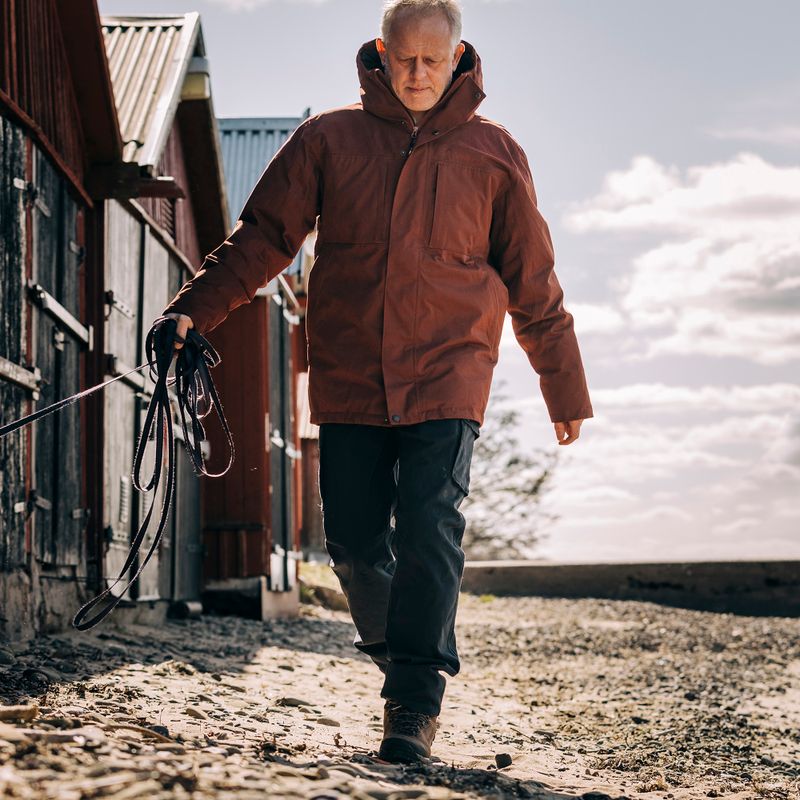 Pantaloni da trekking uomo Pinewood Värnamo Serengeti dark anthracite 7