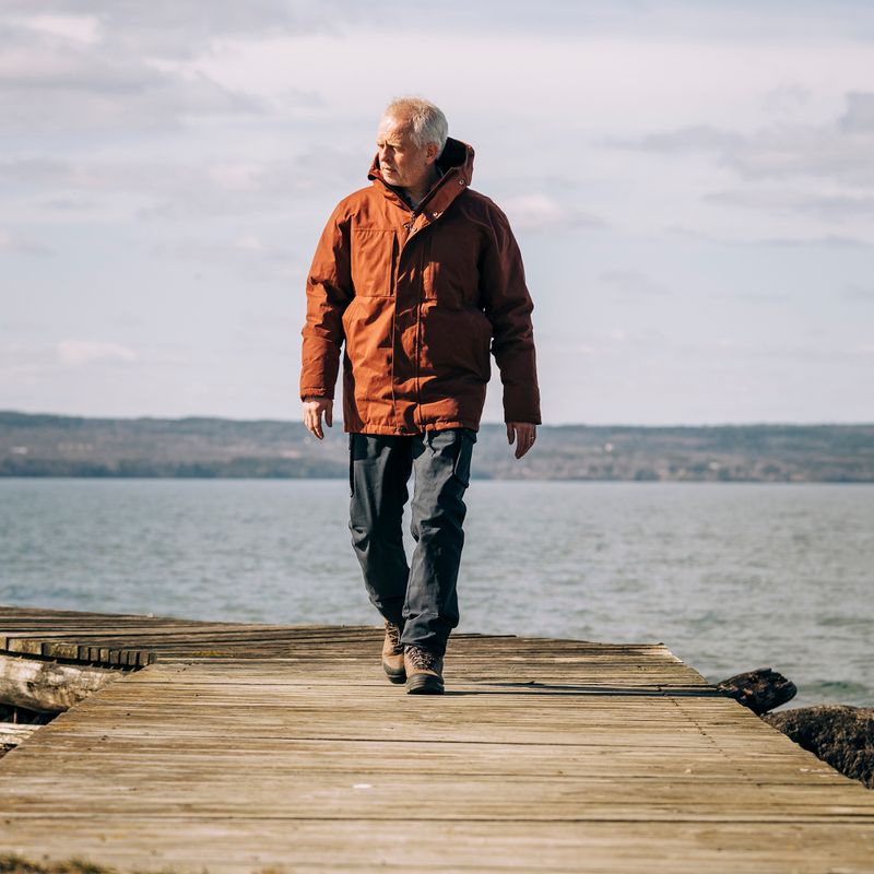 Pantaloni da trekking uomo Pinewood Värnamo Serengeti dark anthracite 8