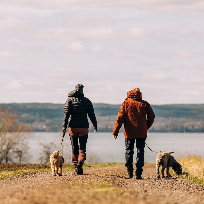 Pantaloni da trekking uomo Pinewood Värnamo Serengeti dark anthracite 10