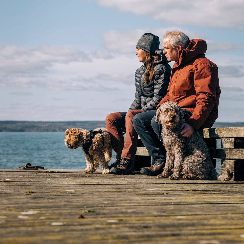 Pantaloni da trekking uomo Pinewood Värnamo Serengeti dark anthracite 11