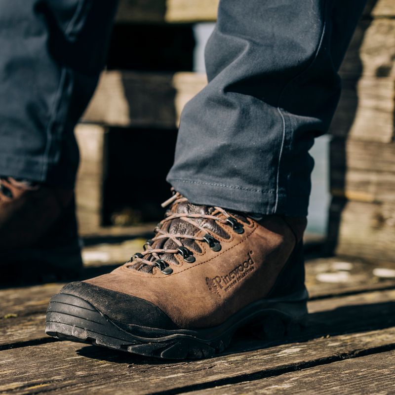 Pantaloni da trekking uomo Pinewood Värnamo Serengeti dark anthracite 12