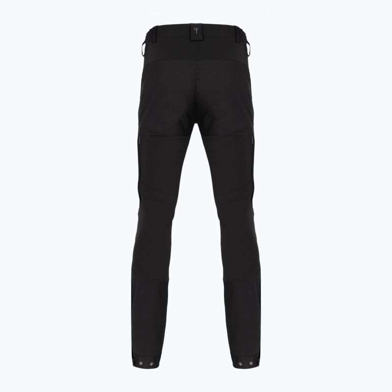 Pantaloni da trekking da uomo Pinewood Finnveden Hybrid nero 2