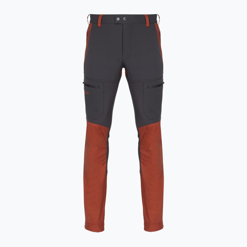 Pantaloni da trekking Pinewood Finnveden Hybrid da uomo d.antracite/terraco 5