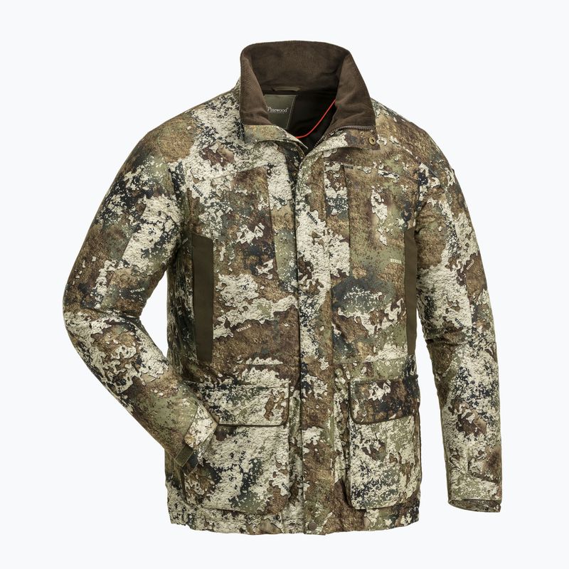 Giacca antipioggia da uomo Pinewood Smaland Light Camou loss/suede marrone 11