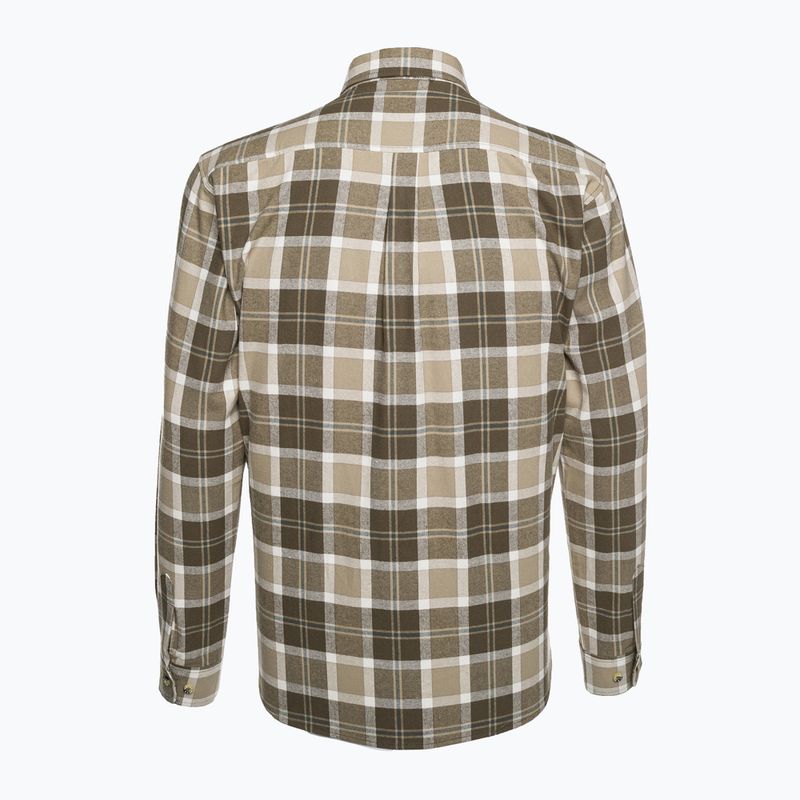 Camicia da uomo Pinewood Härjedalen d.mole marrone 4