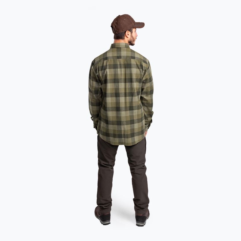 Camicia Pinewood Lumbo da uomo in marrone oliva/camoscio 2