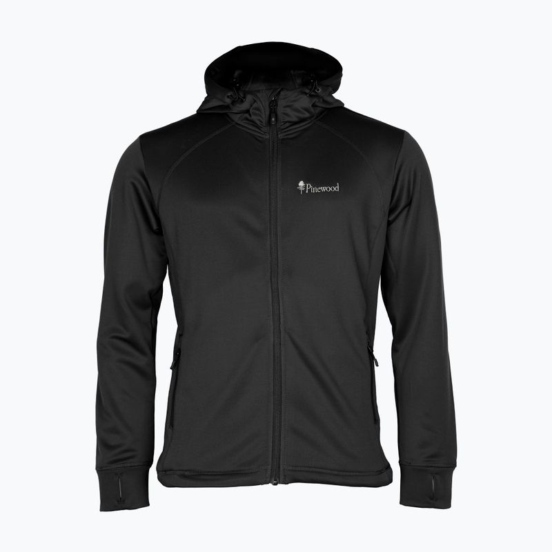Felpa con cappuccio Pinewood Finnveden nera da uomo 2