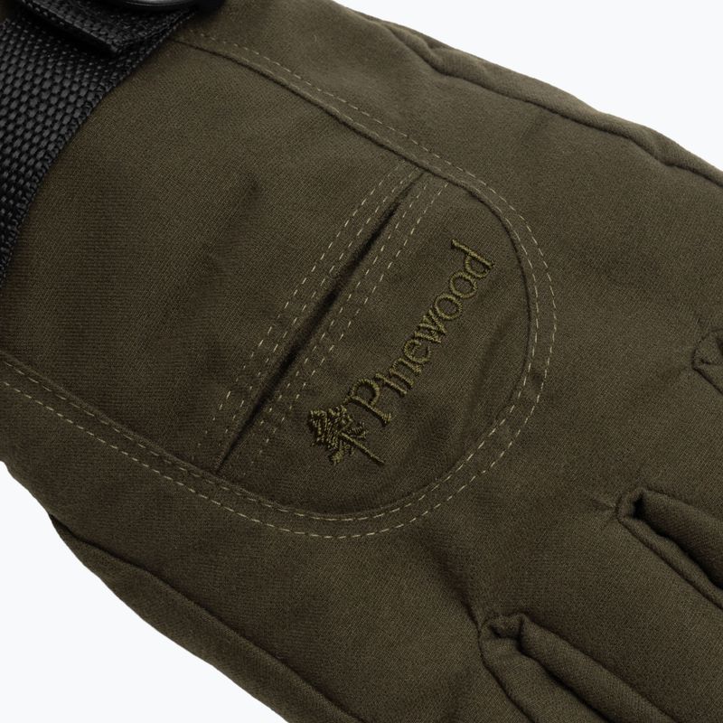 Guanti da trekking da uomo Pinewood Membrane Glove verde muschio 6